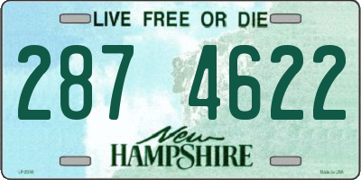 NH license plate 2874622