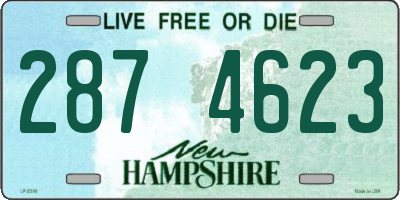 NH license plate 2874623