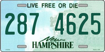 NH license plate 2874625