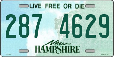 NH license plate 2874629