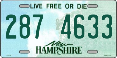 NH license plate 2874633