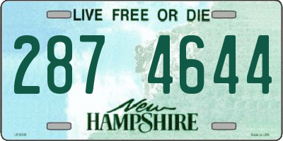 NH license plate 2874644