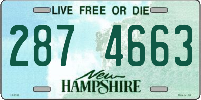 NH license plate 2874663