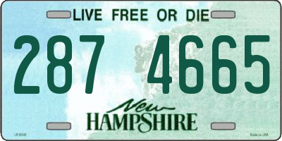 NH license plate 2874665