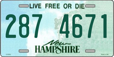 NH license plate 2874671