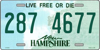 NH license plate 2874677