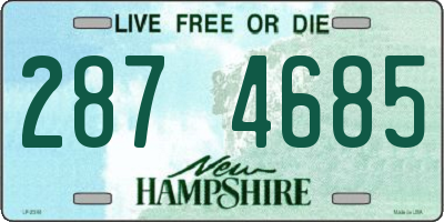 NH license plate 2874685