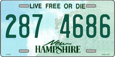 NH license plate 2874686