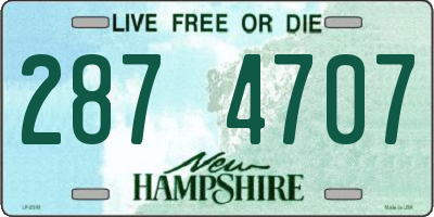 NH license plate 2874707