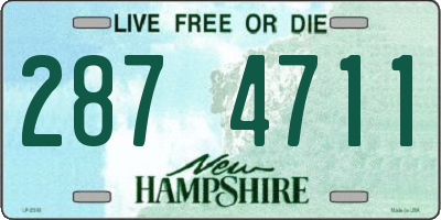 NH license plate 2874711