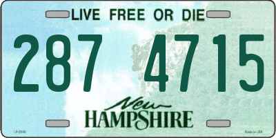 NH license plate 2874715