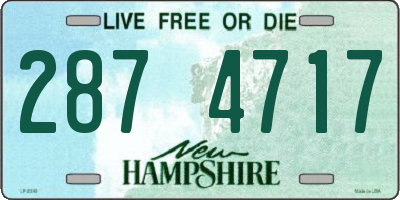 NH license plate 2874717