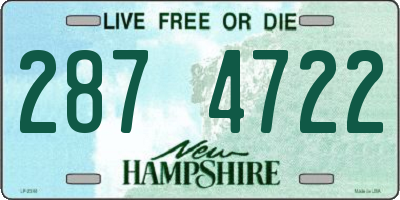 NH license plate 2874722
