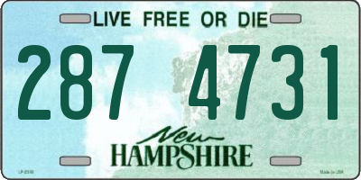 NH license plate 2874731