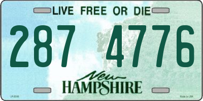 NH license plate 2874776