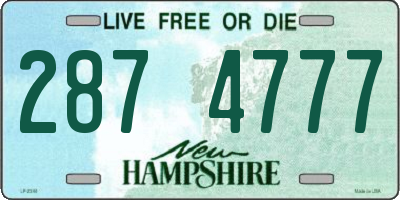 NH license plate 2874777