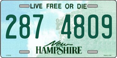 NH license plate 2874809