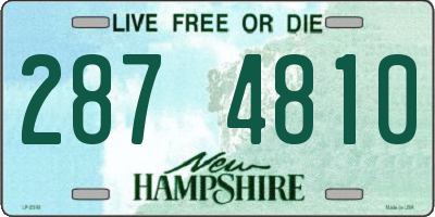 NH license plate 2874810