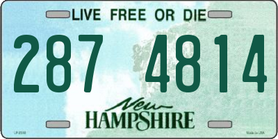 NH license plate 2874814