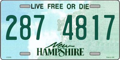 NH license plate 2874817