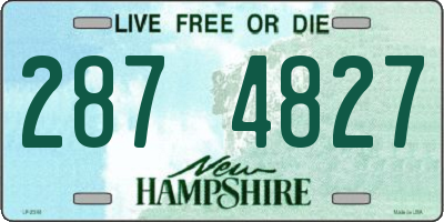 NH license plate 2874827