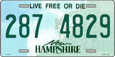 NH license plate 2874829