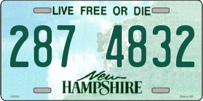 NH license plate 2874832