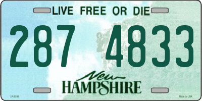 NH license plate 2874833