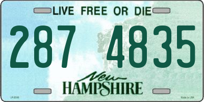 NH license plate 2874835
