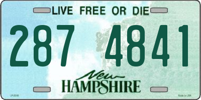NH license plate 2874841