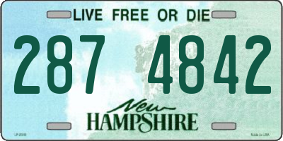 NH license plate 2874842
