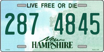 NH license plate 2874845