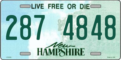 NH license plate 2874848