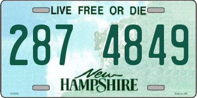 NH license plate 2874849