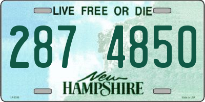 NH license plate 2874850