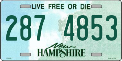NH license plate 2874853