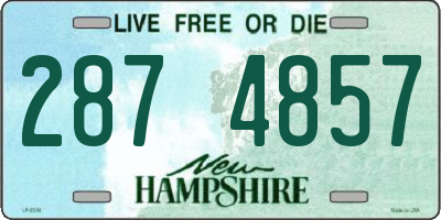 NH license plate 2874857