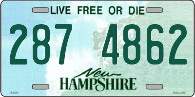 NH license plate 2874862