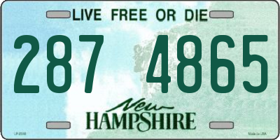 NH license plate 2874865
