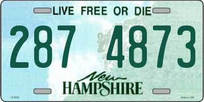 NH license plate 2874873
