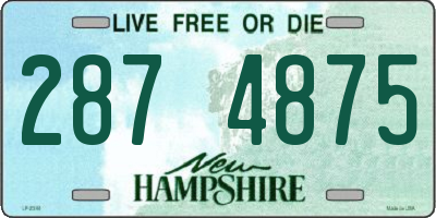 NH license plate 2874875