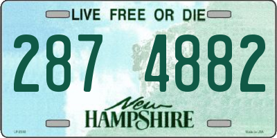 NH license plate 2874882