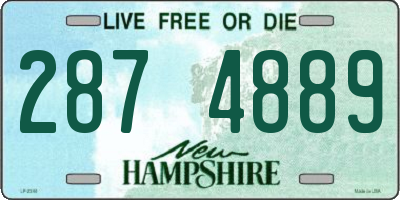 NH license plate 2874889