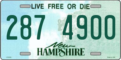 NH license plate 2874900