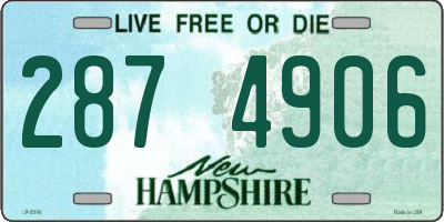 NH license plate 2874906