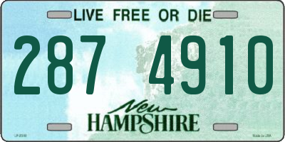 NH license plate 2874910
