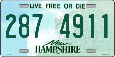 NH license plate 2874911