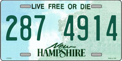 NH license plate 2874914