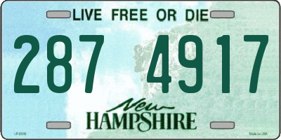 NH license plate 2874917