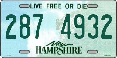 NH license plate 2874932